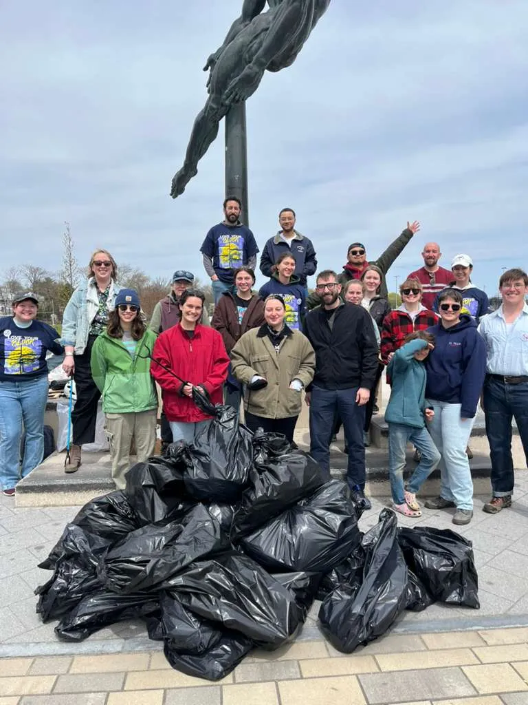 Group photo of ABHA members at Smith Park
